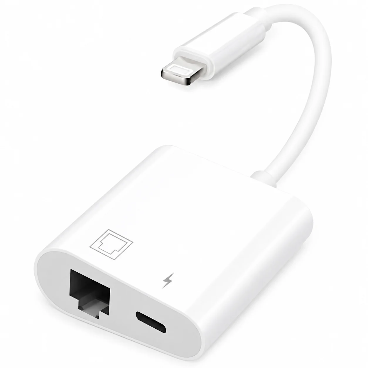 8-Pin to Ethernet Adapter with Charging Port