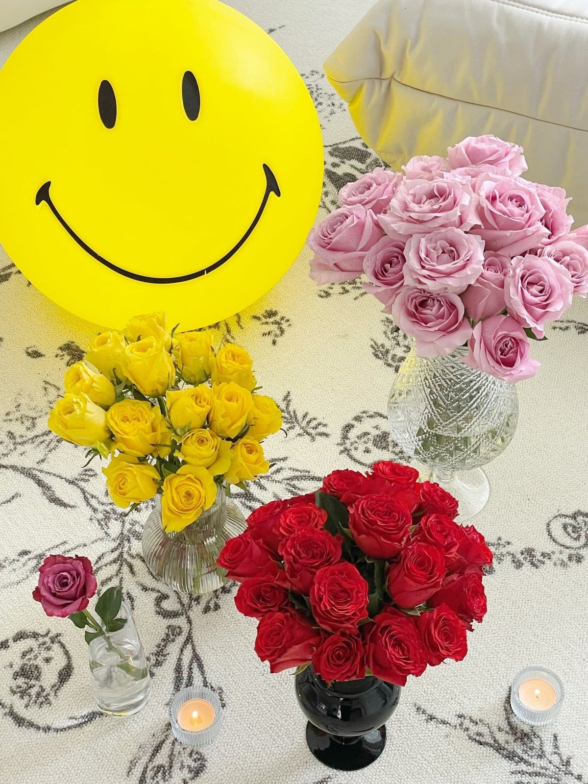 Cheerful Glow Night Light for Kids — Dimmable LED Yellow Lamp