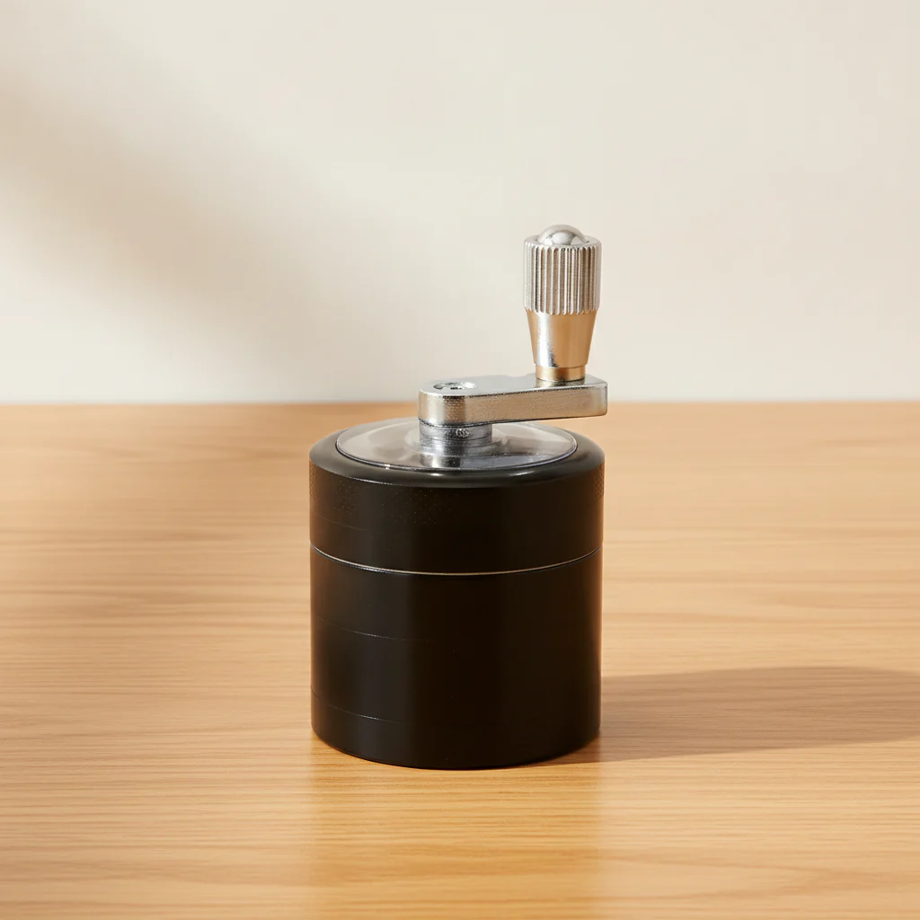 Stainless Steel Spice Mill with Crank