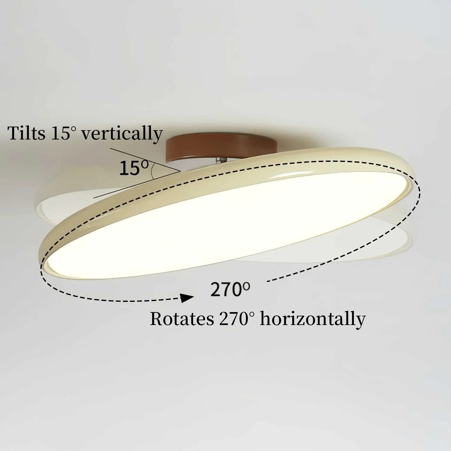 Minimalist Round Disc Flush Mount Ceiling Light for Bedroom