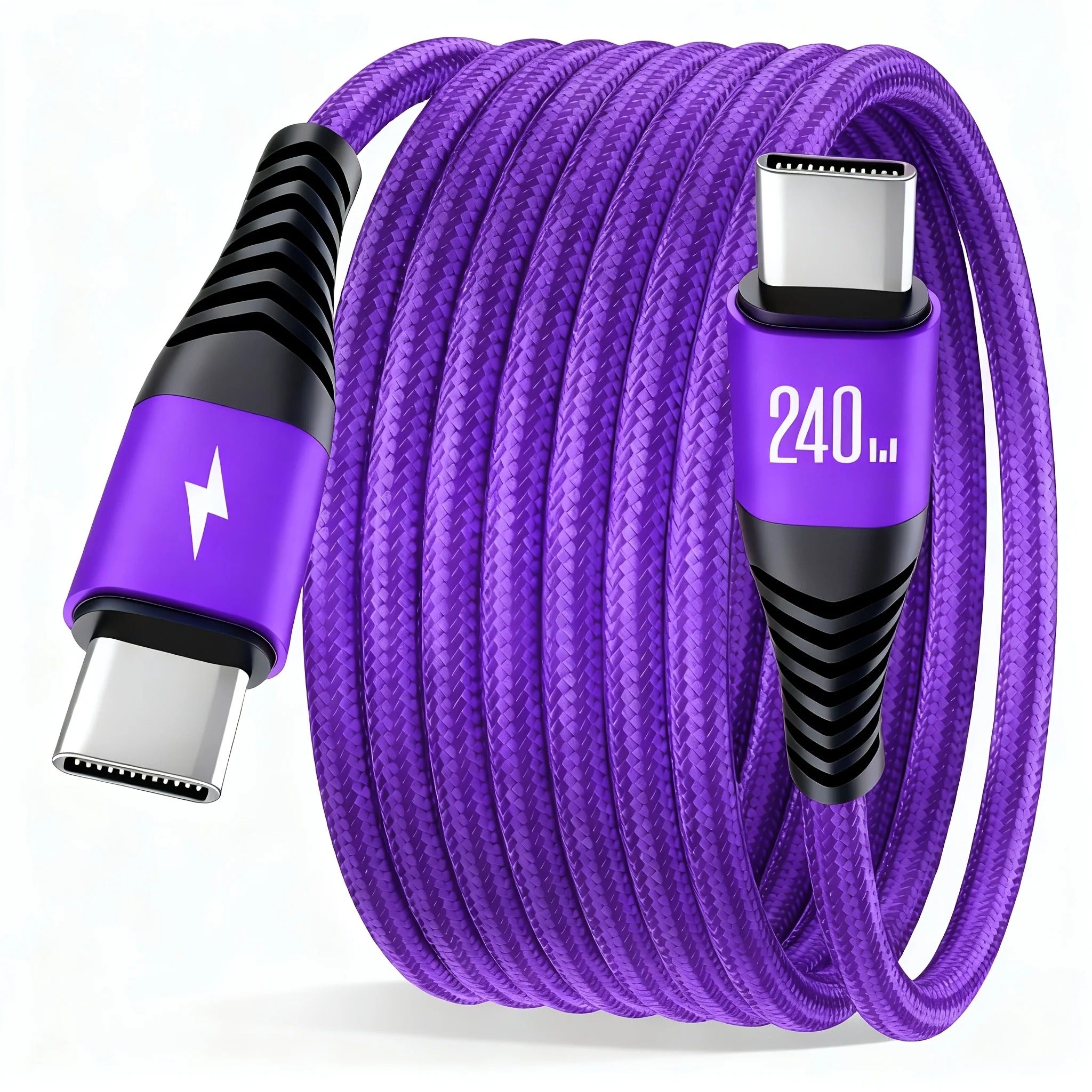 240W Braided USB-C to USB-C Cable