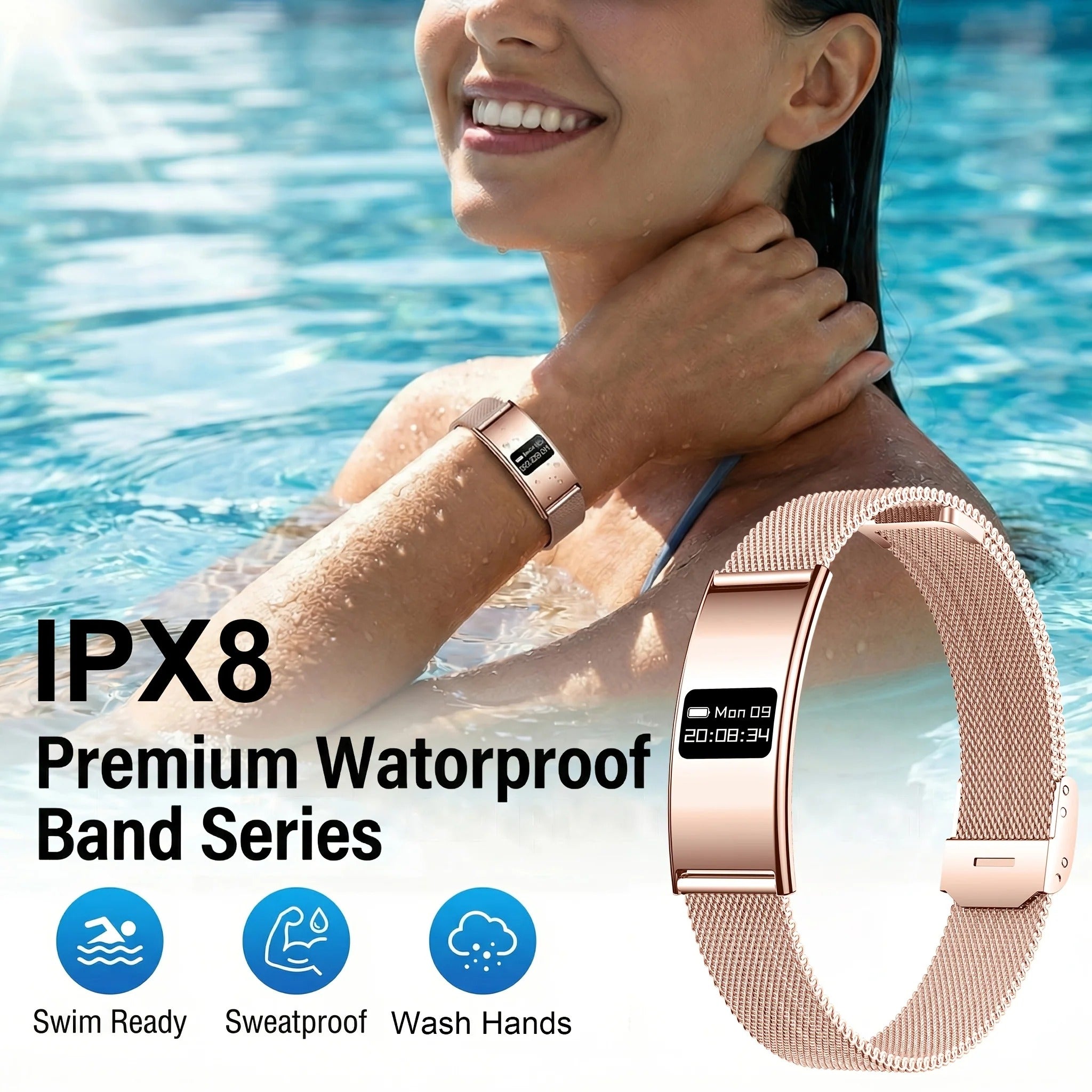 Ultra-Thin Smartwatch with Health Functions