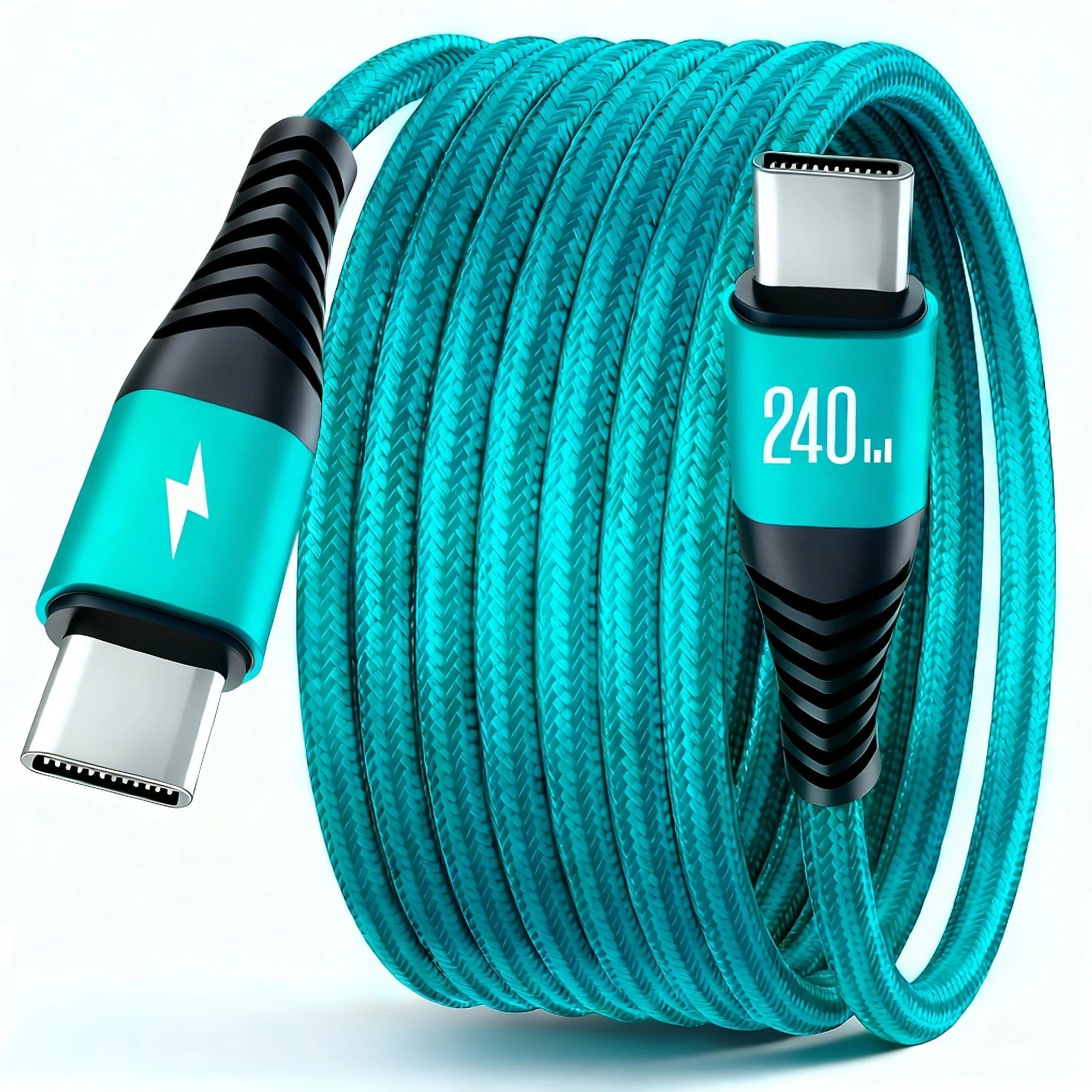 240W Braided USB-C to USB-C Cable