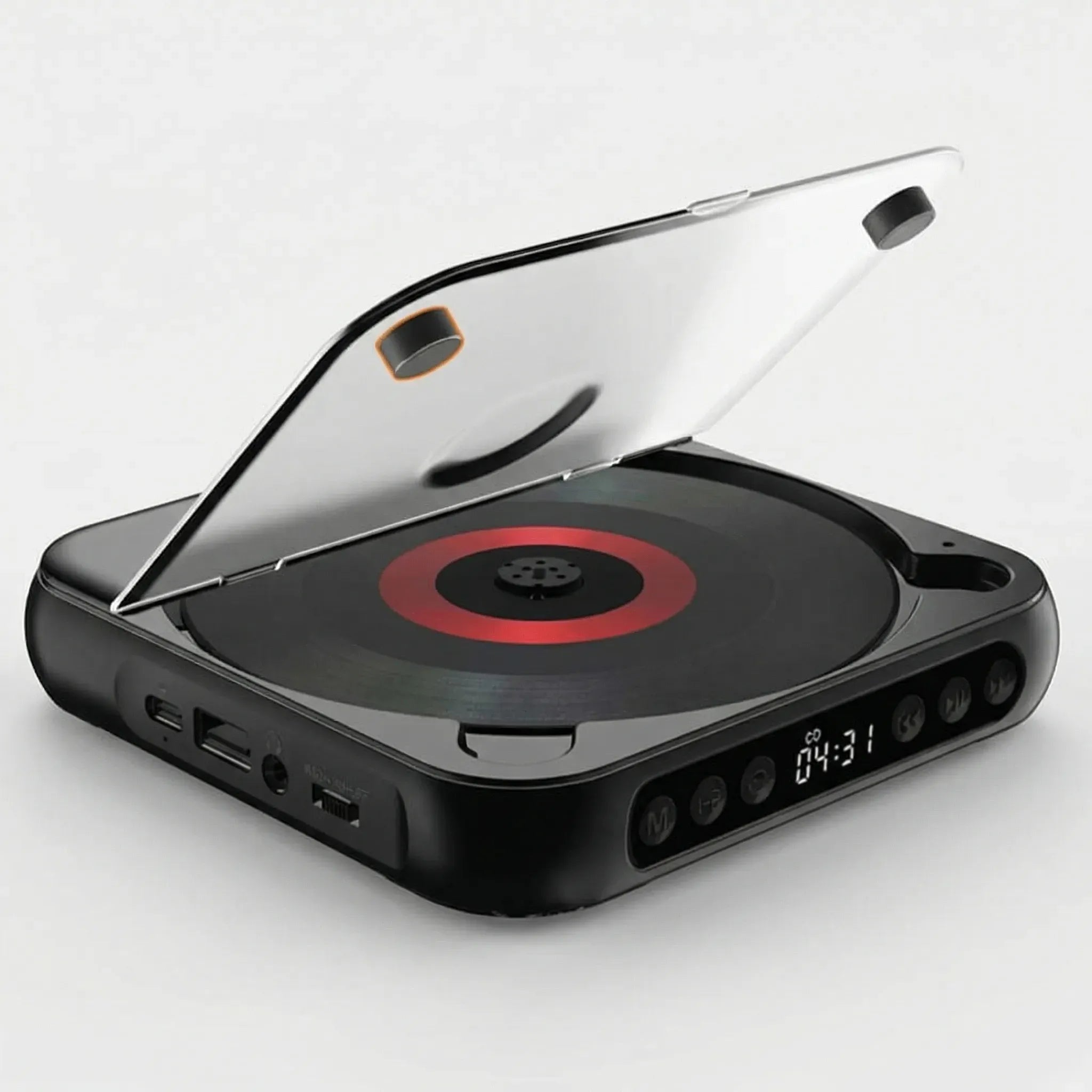 Compact Portable CD Player with Bluetooth