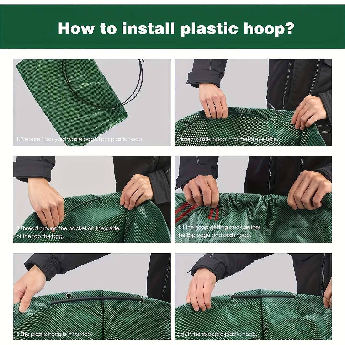 Large Foldable Garden Waste Bag