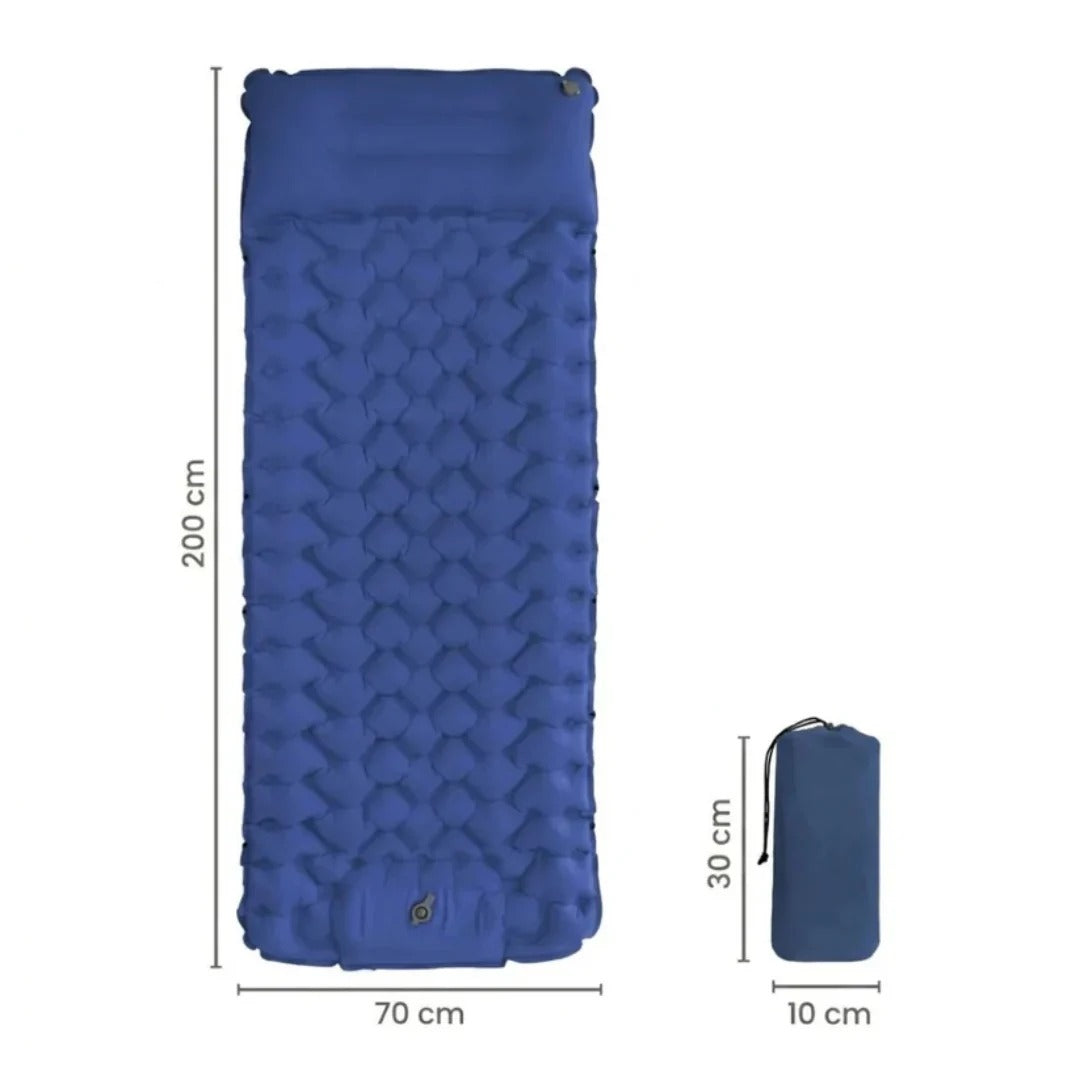 Inflatable Camping Mattress with Foot Pump