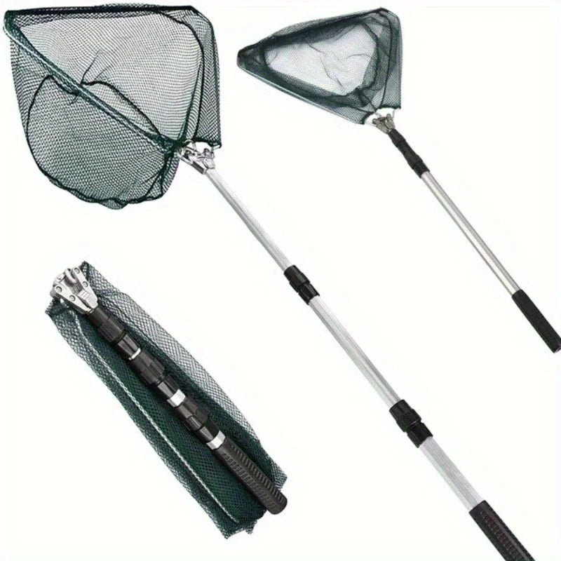 Extendable Fishing Landing Net with Storage Bag