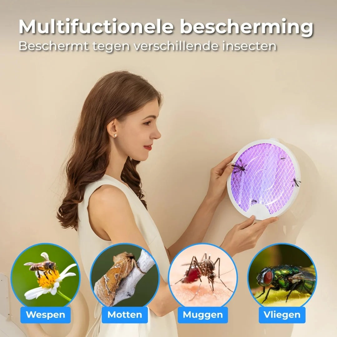 Electric Fly Swatter with UV Lamp
