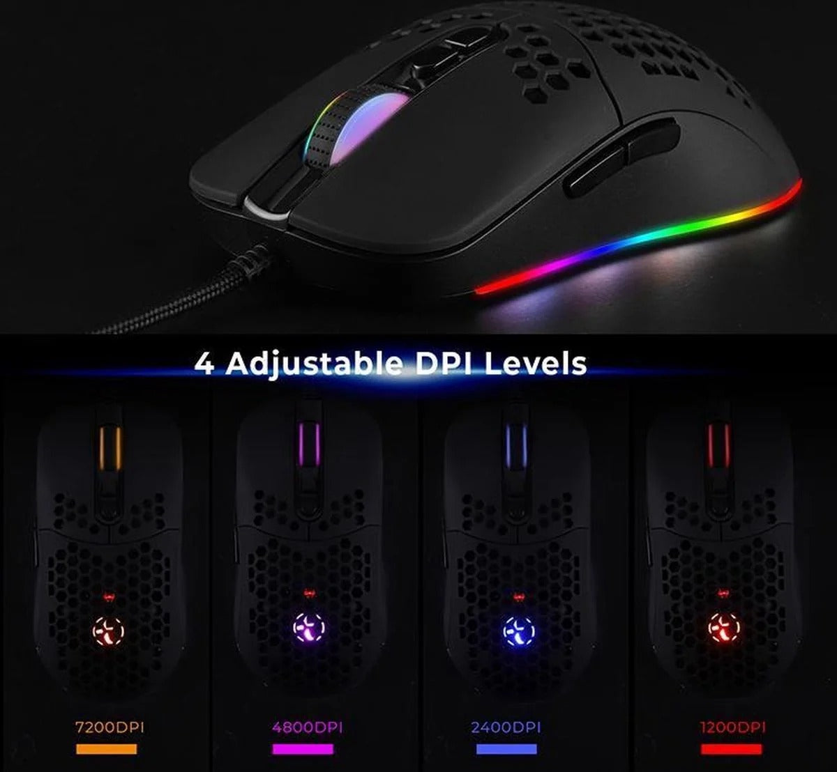 RGB Gaming Mouse 7200 DPI