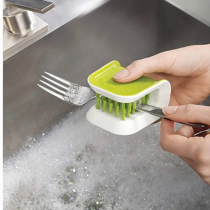 U-Shaped Utensil Cleaning Brush (2-Pack)