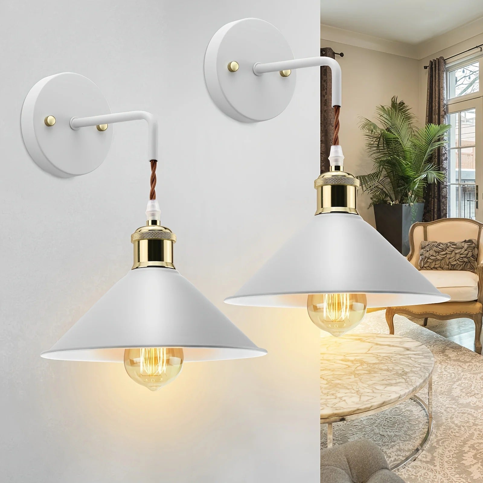 Modern Metal Wall Sconce Industrial Oil-Rubbed Wall Light Fixture
