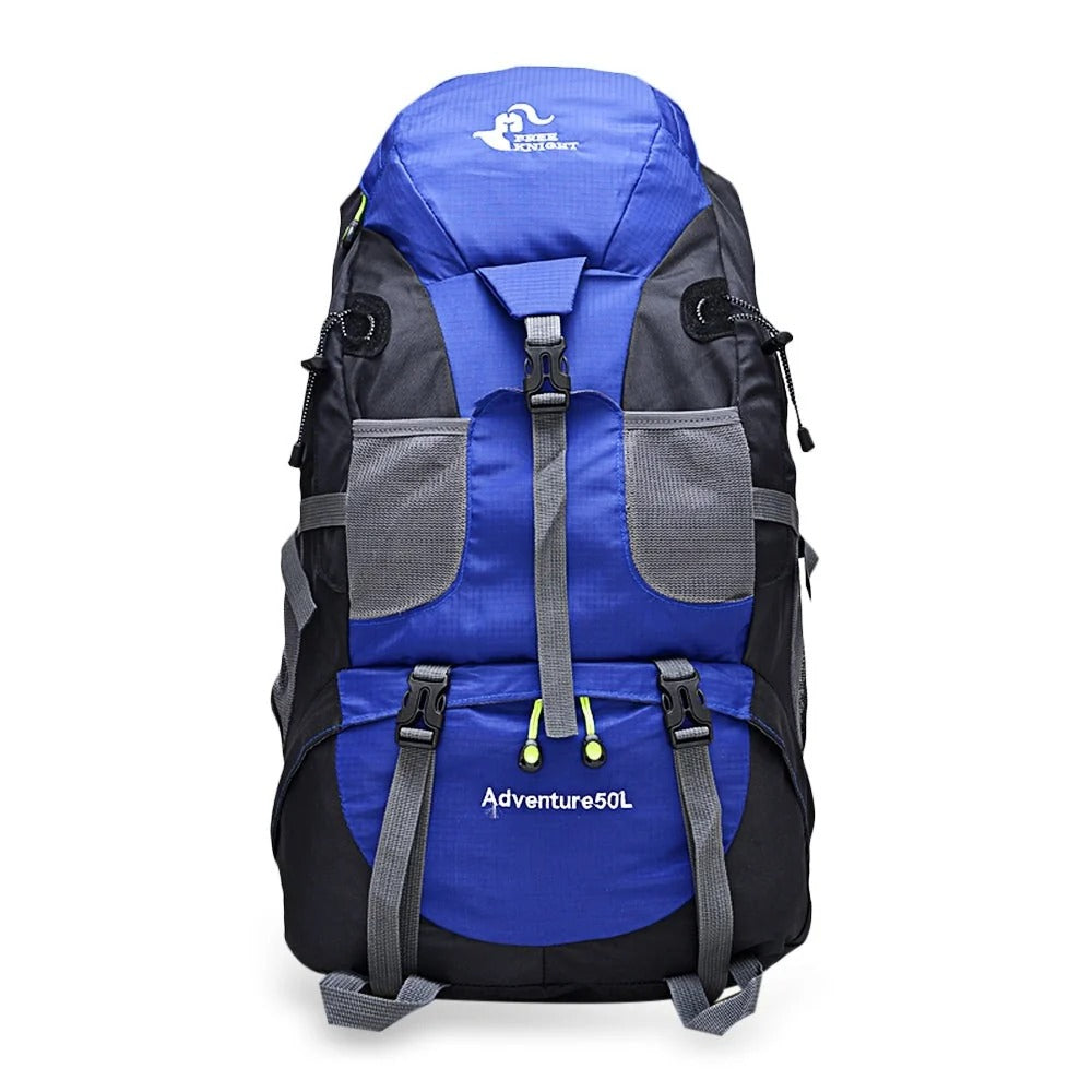 50L Water-Resistant Hiking Backpack