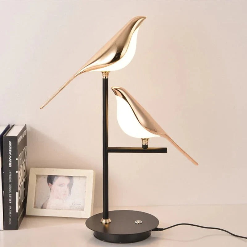Golden Birdlight Wall Lamp Modern Nordic LED Wall Sconce