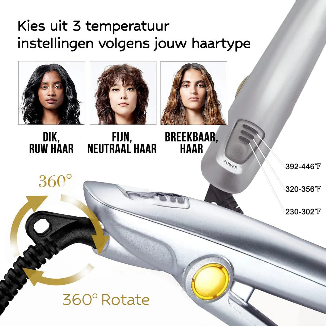 2-in-1 Rotating Hair Styler