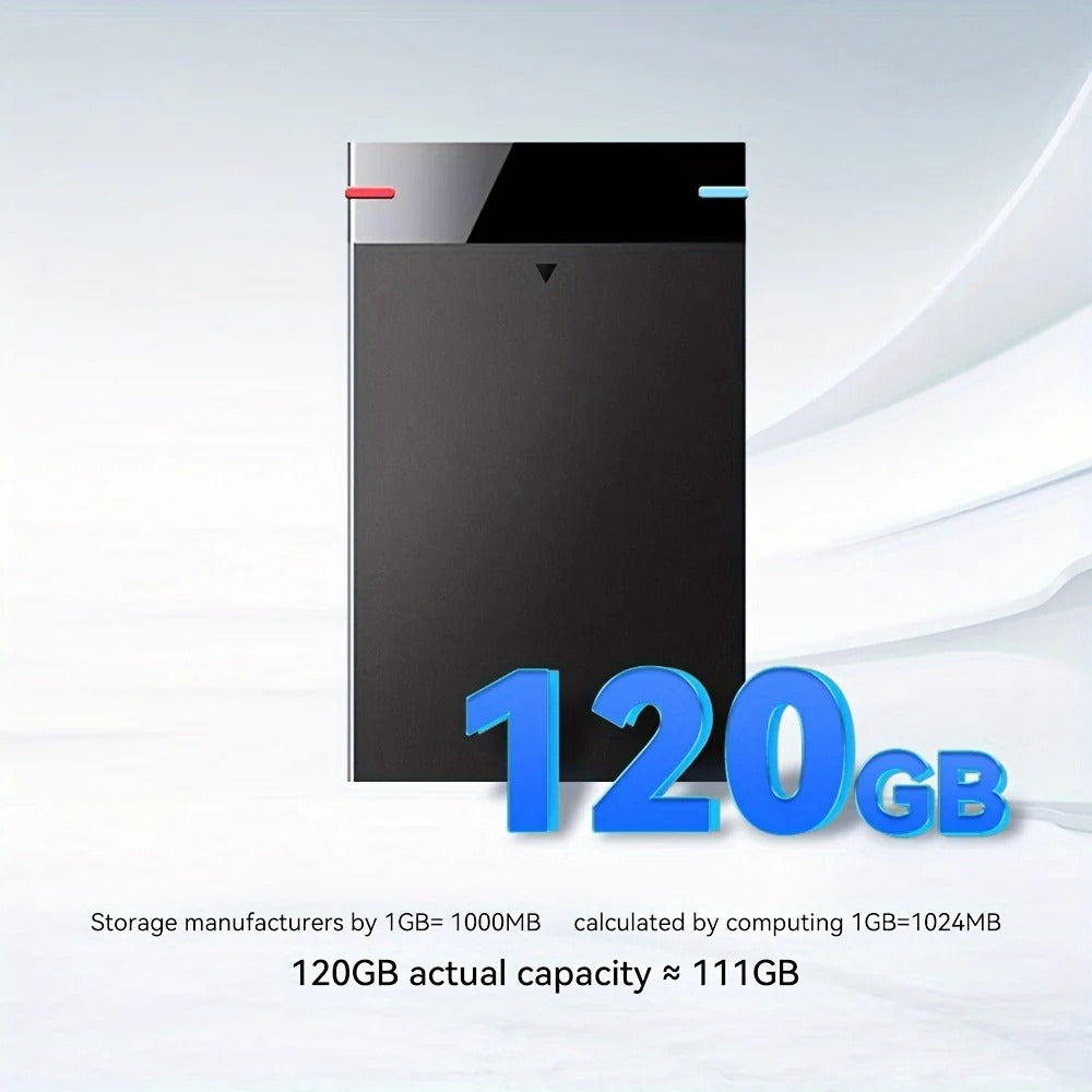 Compact 120 GB External Hard Drive