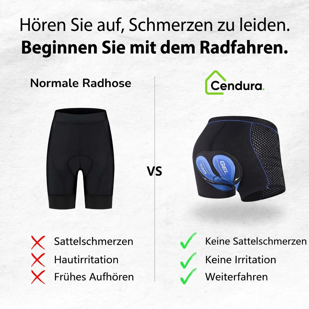 Veloride Cycling Shorts – Gel-Padded Unisex Bike Underwear