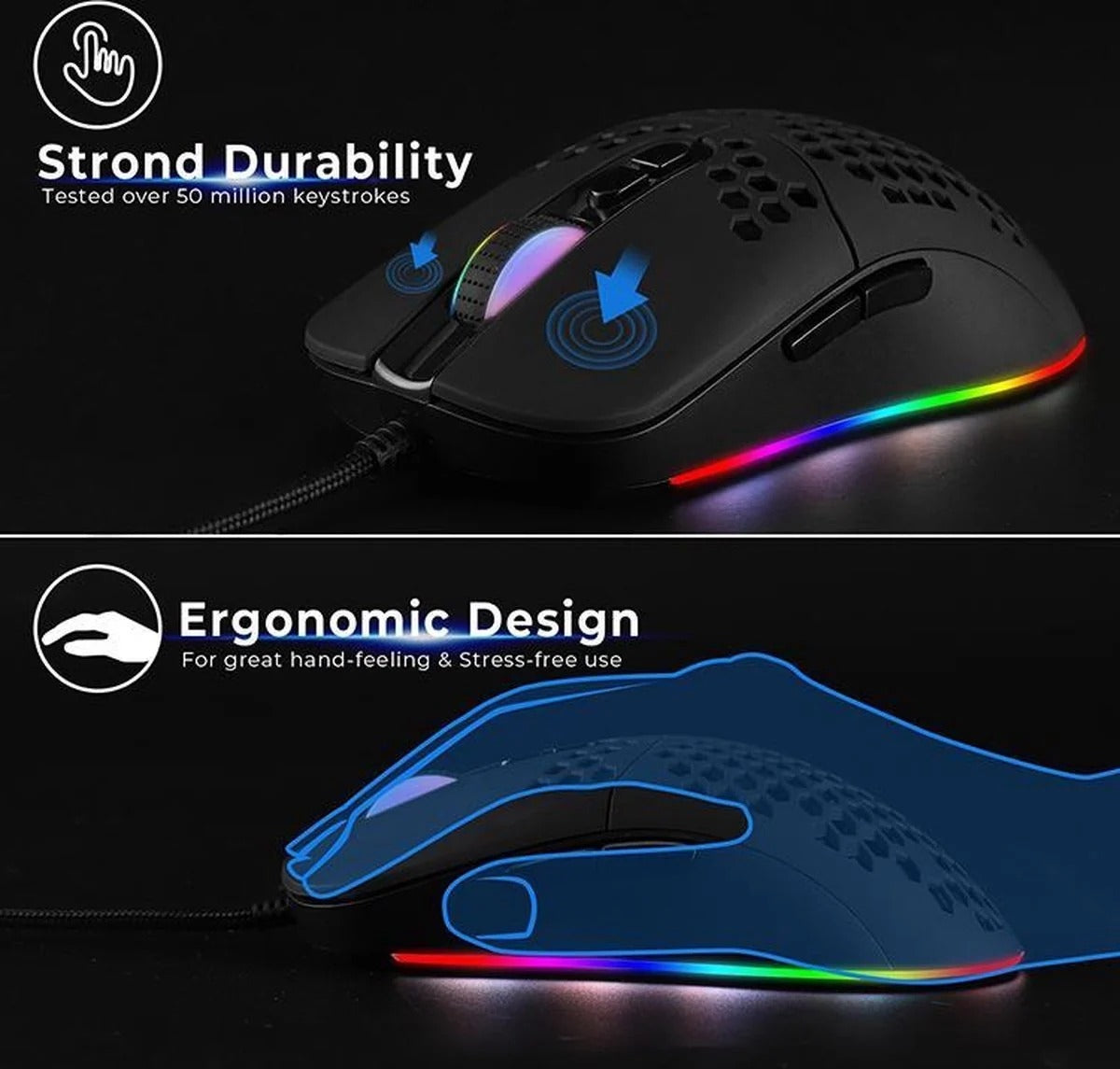 RGB Gaming Mouse 7200 DPI