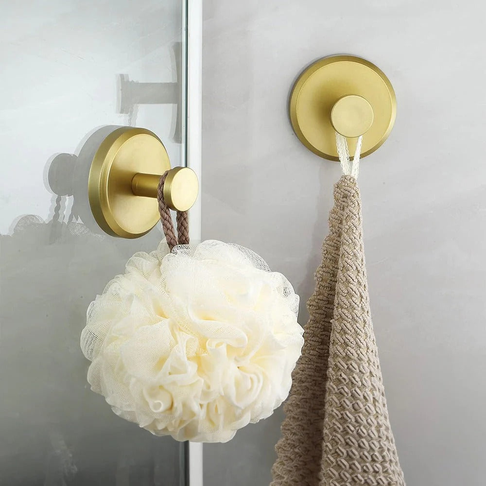 Tool-Free Suction Towel Hook