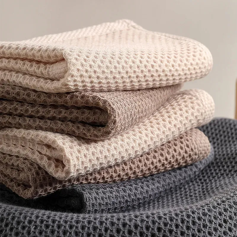 6-Piece Honeycomb Cotton Towel Set