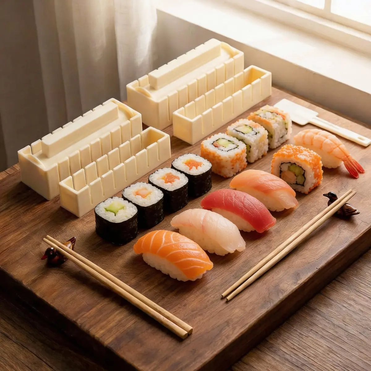 Sushi Mould Set with Cutting Guides