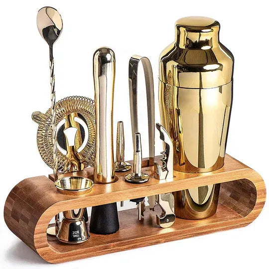 10-Piece Stainless Steel Cocktail Bar Kit