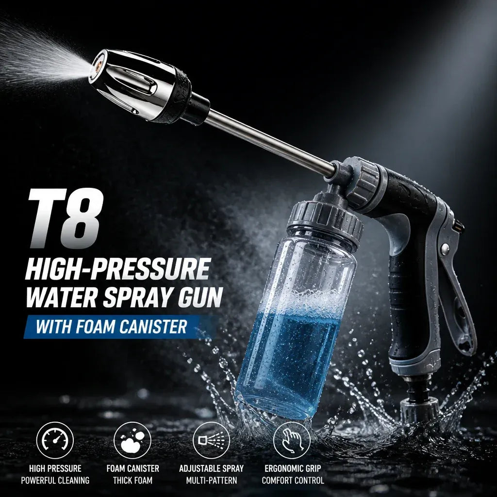 High-Pressure Garden Hose Nozzle Gun