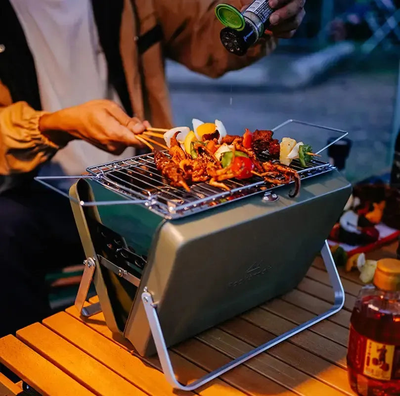 Portable Folding Charcoal Grill