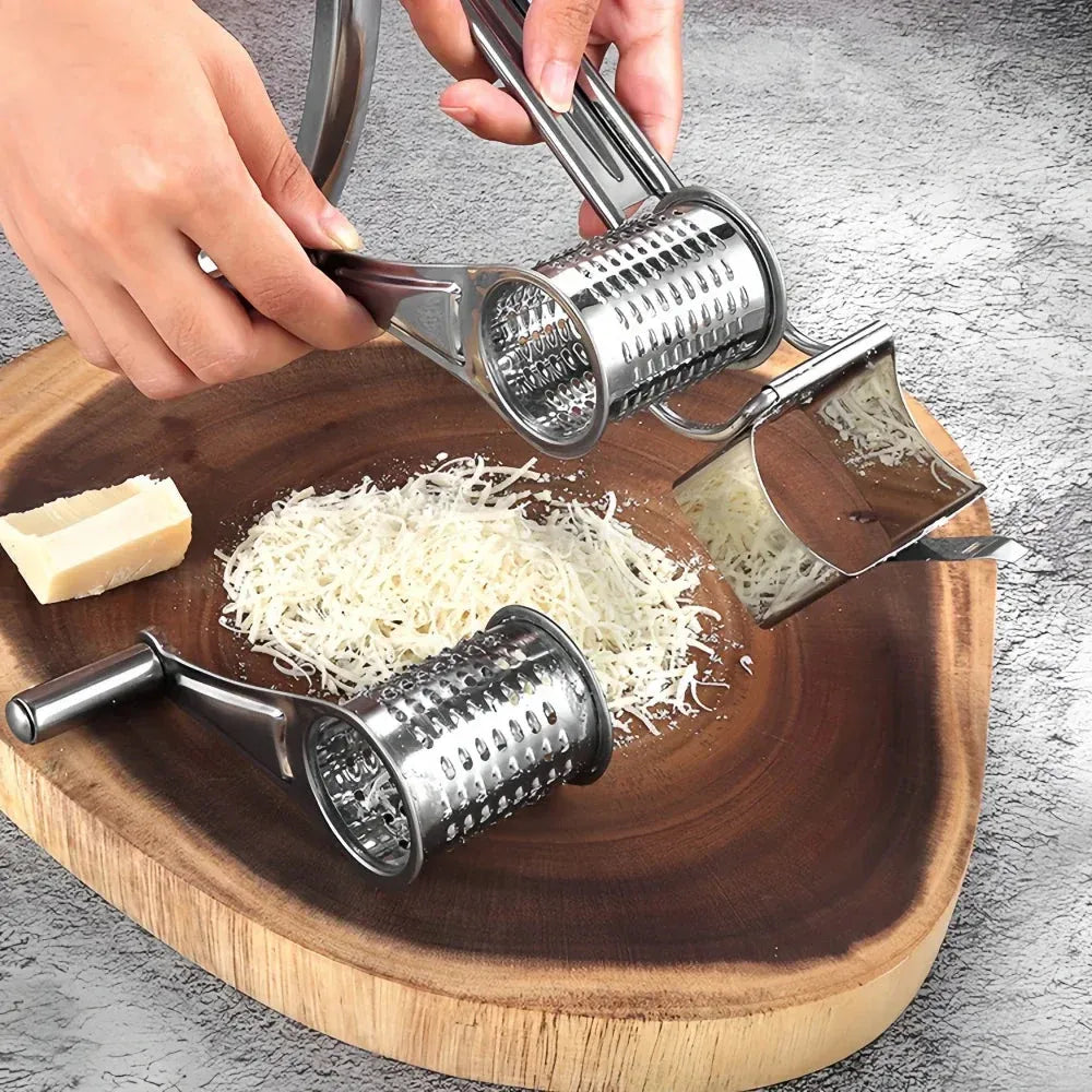 Stainless Steel Rotary Cheese Grater
