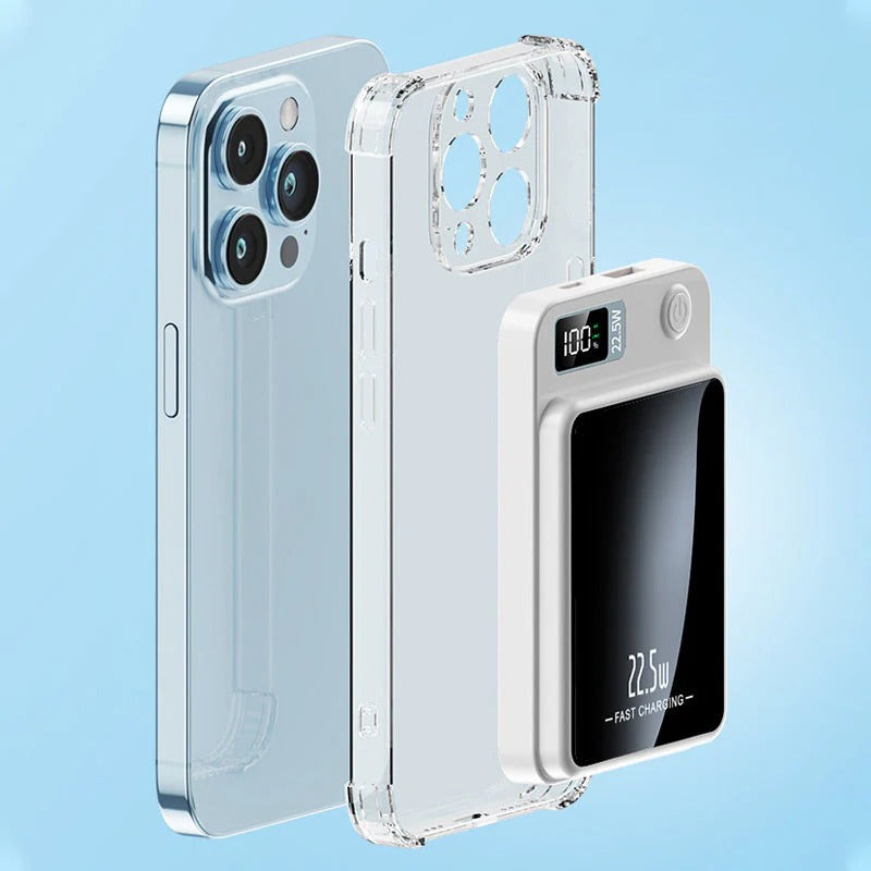 20000 mAh Power Bank with Wireless Charging
