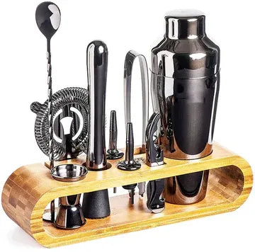 10-Piece Stainless Steel Cocktail Bar Kit
