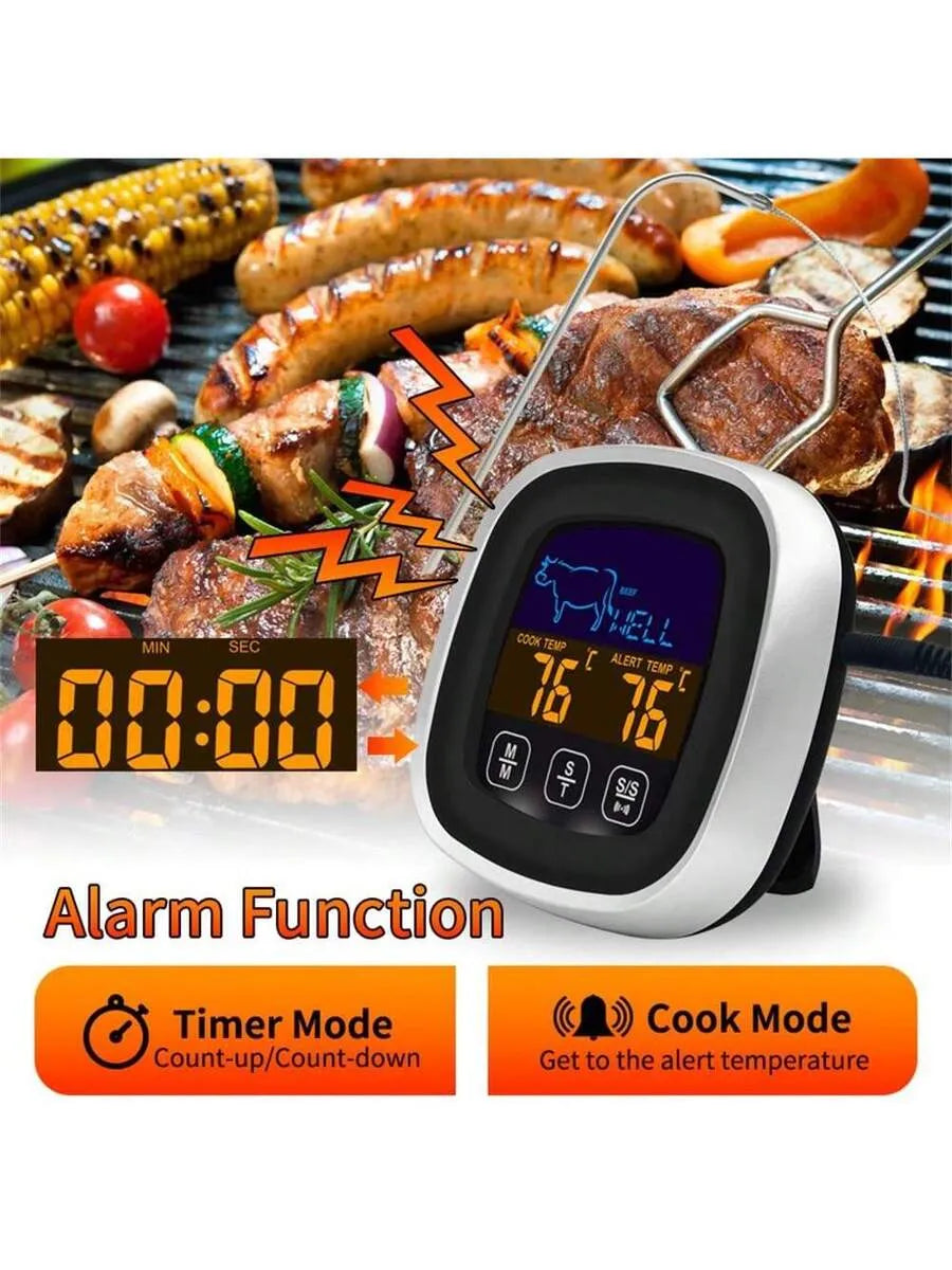 Digital Meat Thermometer with Touchscreen