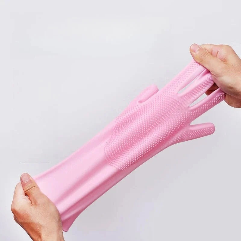 Silicone Dish Scrubbing Gloves