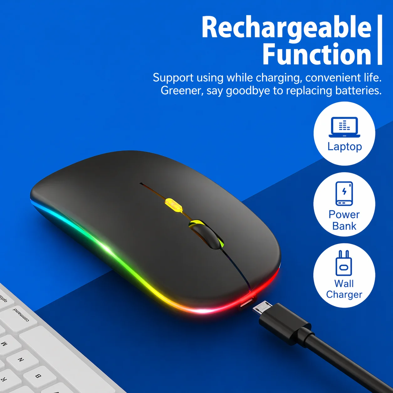 Wireless LED Mouse