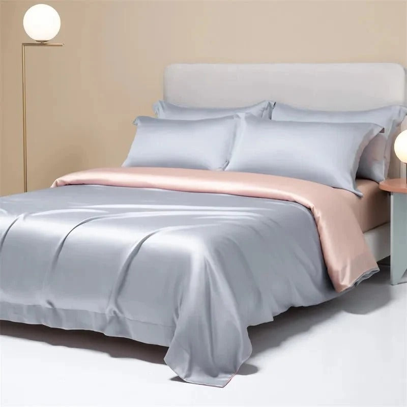 Bamboo Fiber Cooling Duvet Cover Set