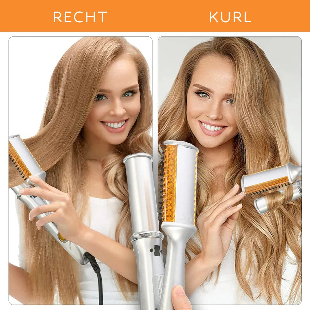 2-in-1 Rotating Hair Styler