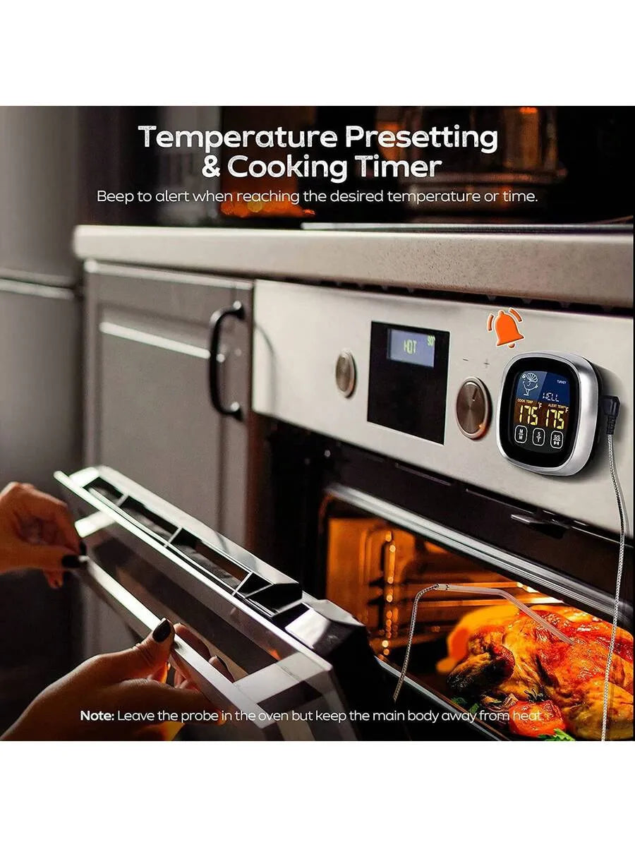 Digital Meat Thermometer with Touchscreen