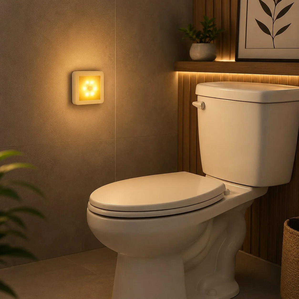LED Night Light with Motion Sensor, Set of 3