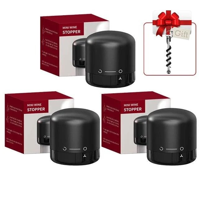Vinocap Wine Bottle Stoppers (3-Pack)