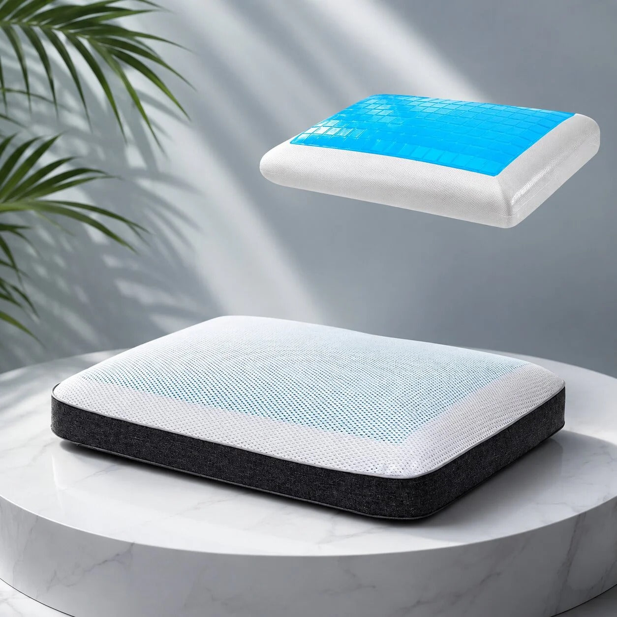Ergonomic Cooling Gel Neck Pillow