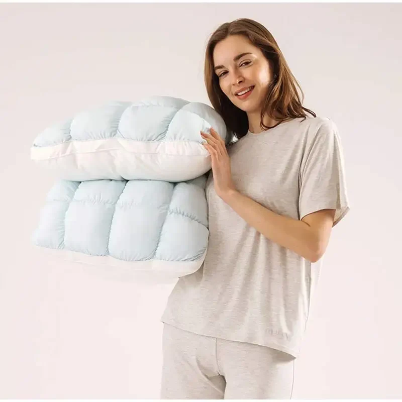 Ergonomic Microfiber Sleeping Pillow