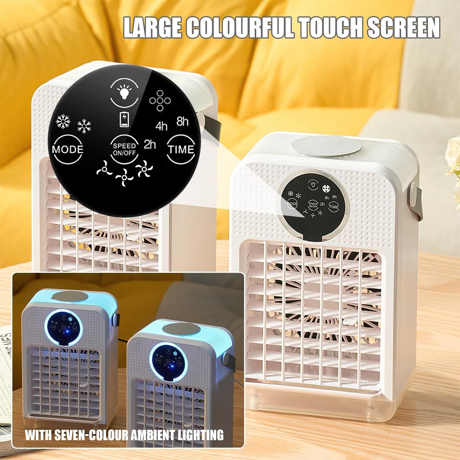 Mini Evaporative Air Cooler with Touchscreen