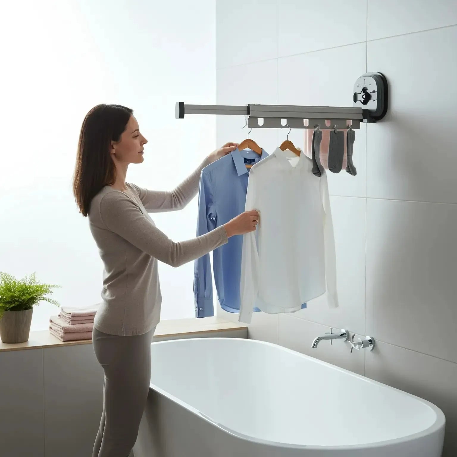Folding Wall-Mounted Clothes Dryer