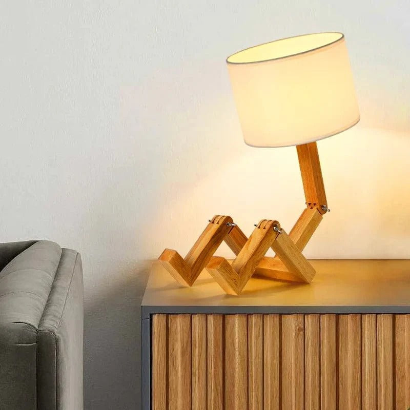 Scandinavian Fabric Table Lamp