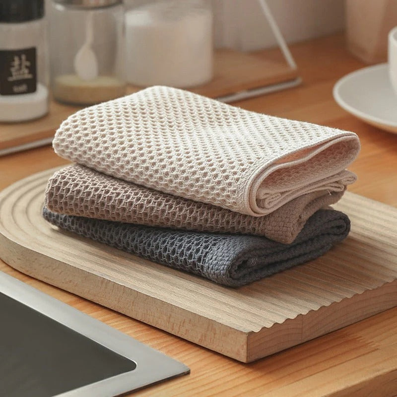 6-Piece Honeycomb Cotton Towel Set