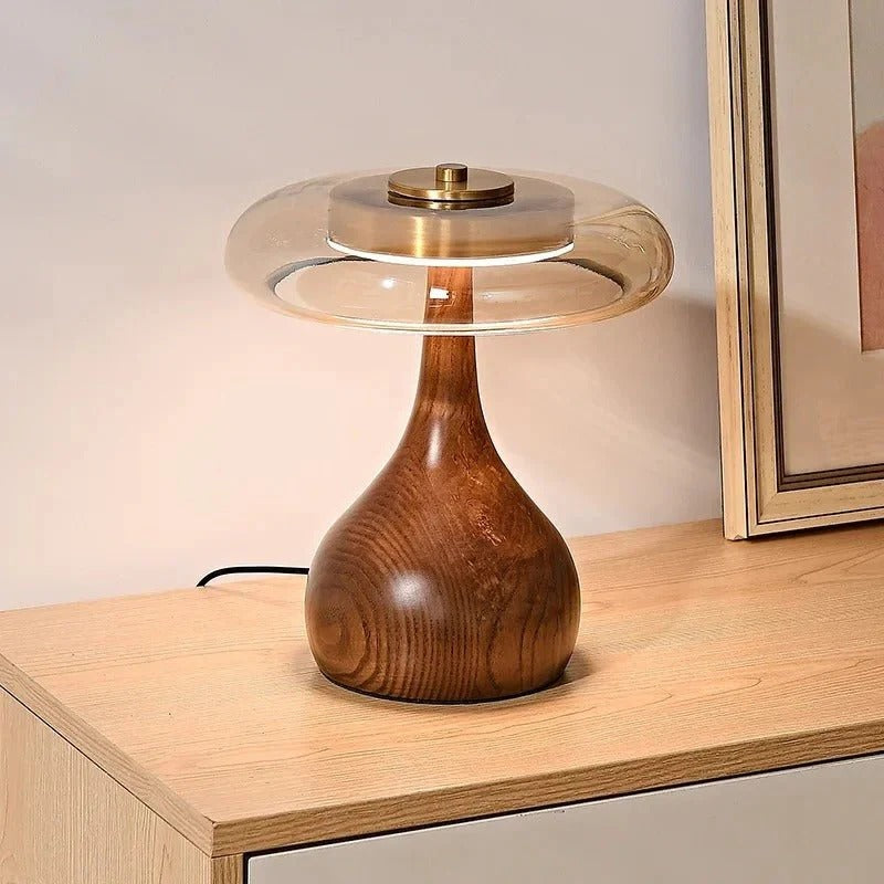 Retro Stained Glass Table Lamp