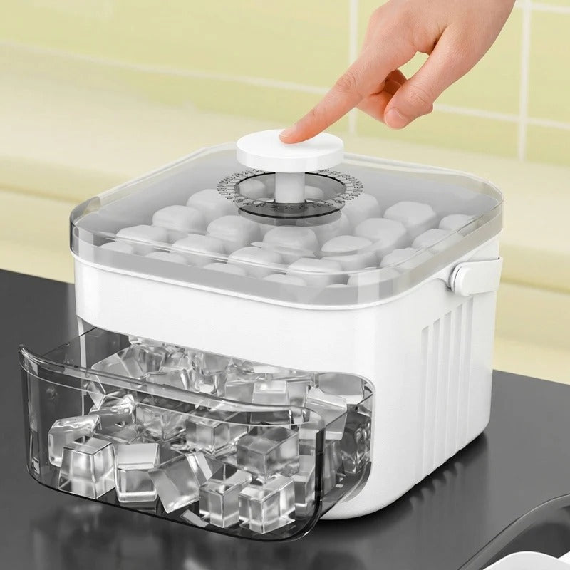 Double-Layer Ice Cube Tray (50 Cubes)