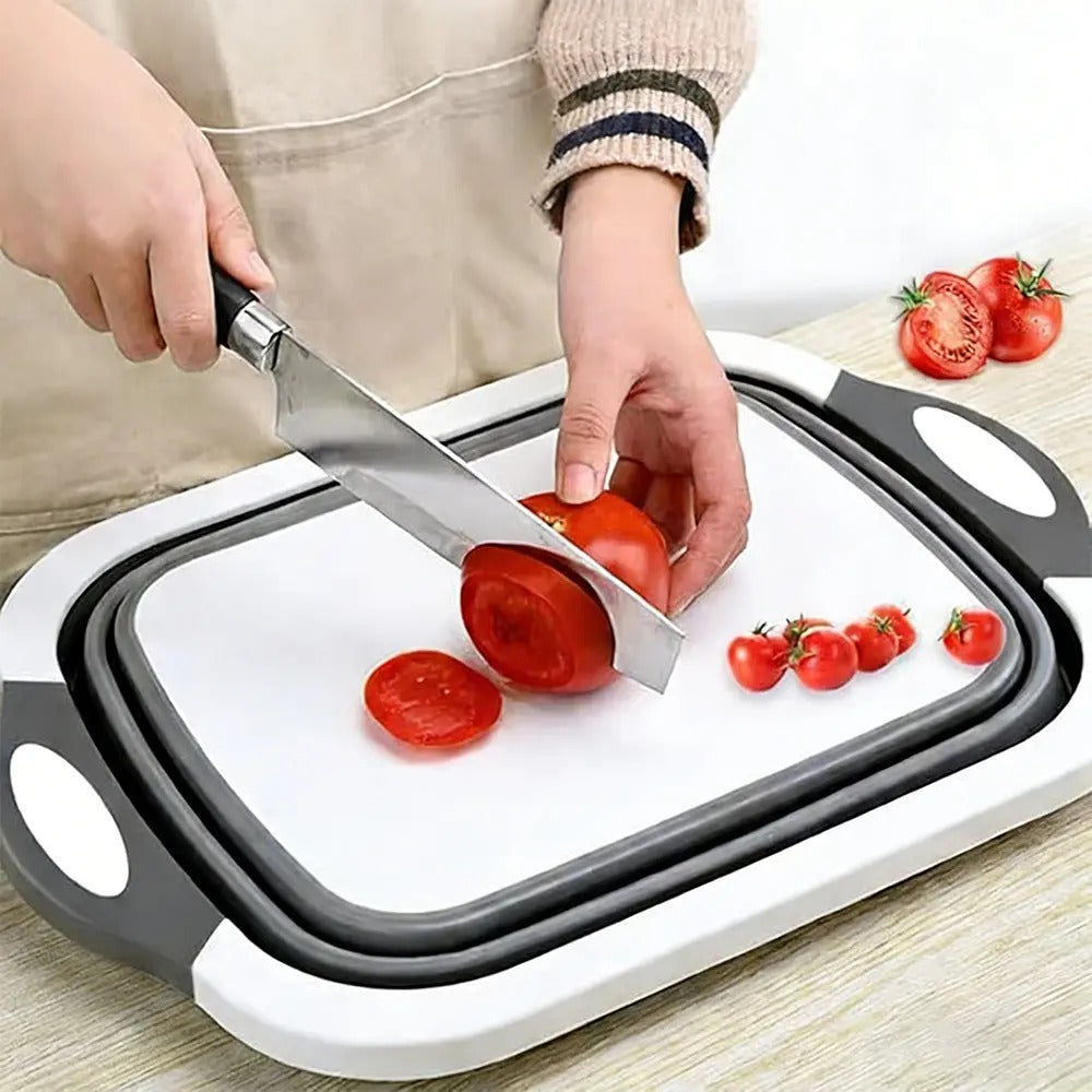 Foldable Washing-Up Bowl with Drain Plug