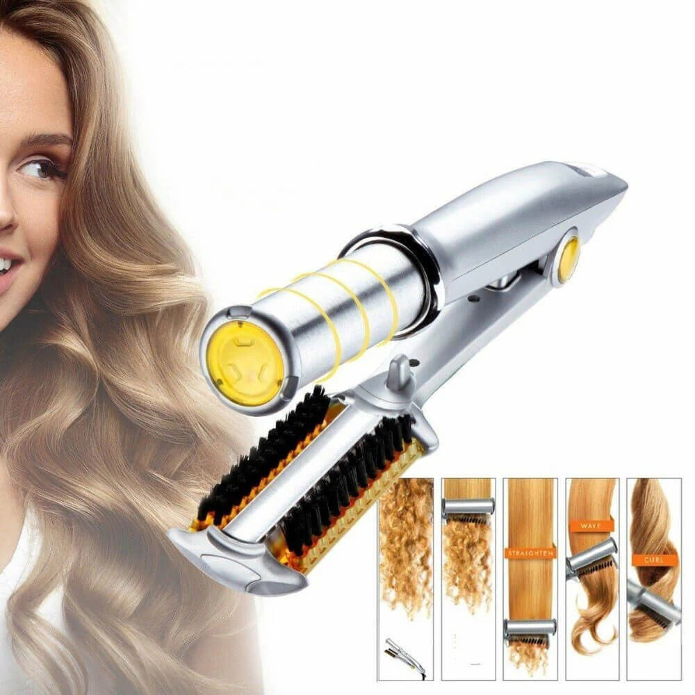 2-in-1 Rotating Hair Styler