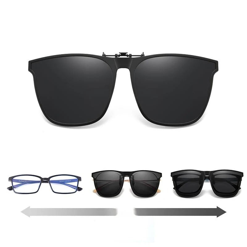 Polarized Clip-On Flip-Up Sunglasses