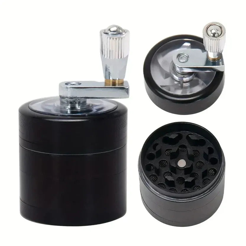 Stainless Steel Spice Mill with Crank